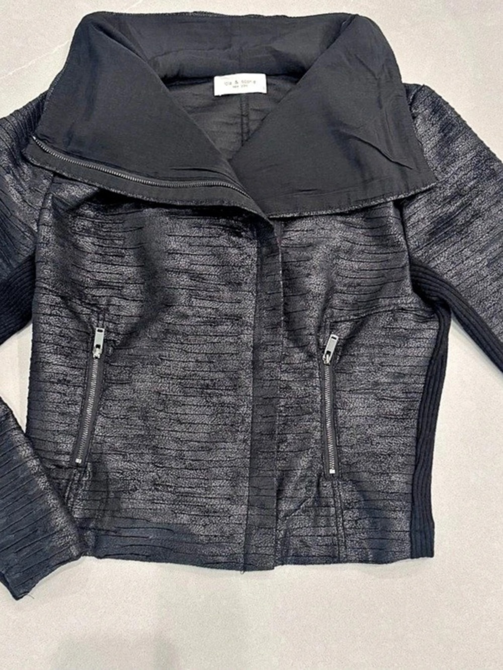 Lola & Sophie Black Moto Jacket